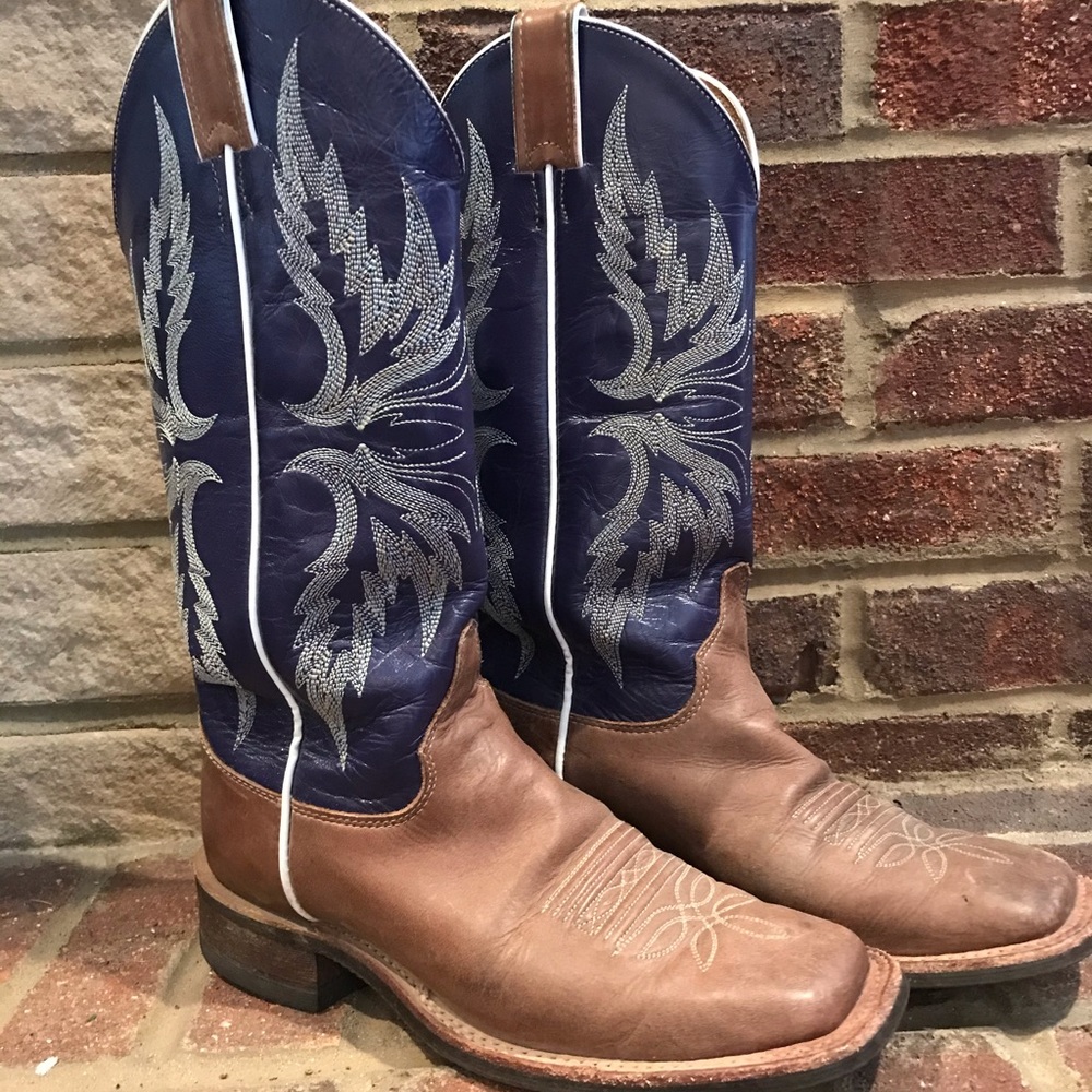 Justin Bent Rail 13 inch Cowboy boots size 7
